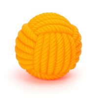 Nobleza gumová lopta pískacia oranžová 7,5 cm